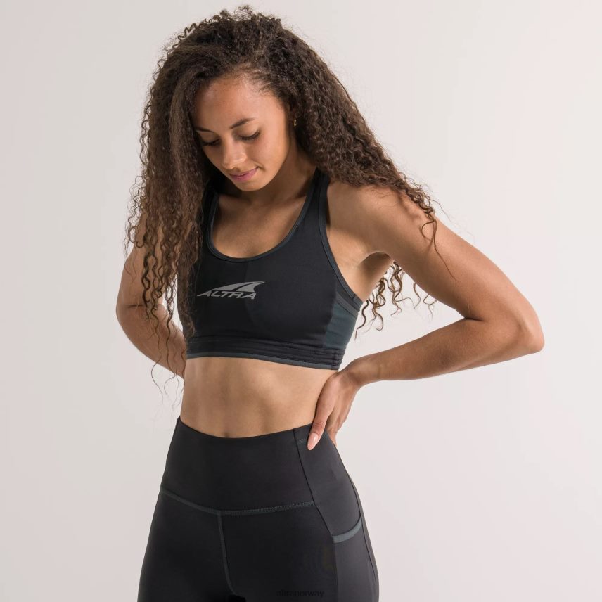 altra norge kvinner core sports bh skog elv svart kvinner BD82B2206