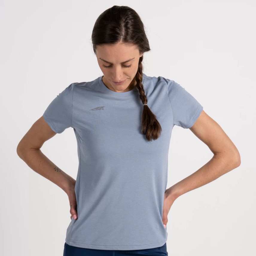 altra norge kvinner kjerne kortermet tee ashley blå lyng kvinner BD82B2210