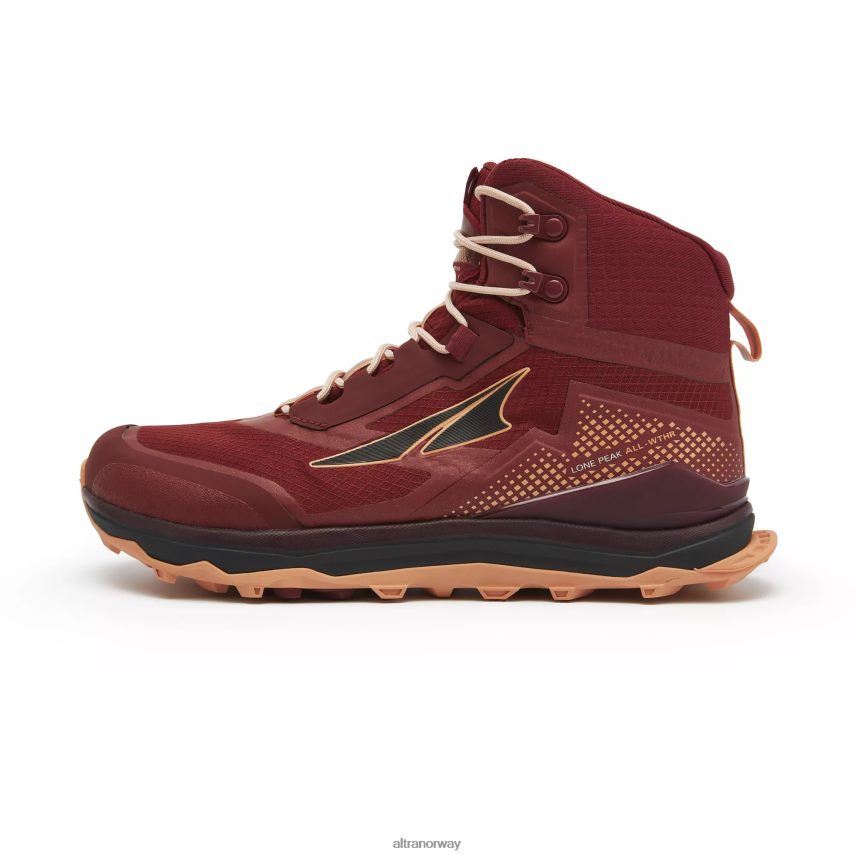 altra norge kvinner lone peak all-wthr mid rødbrun kvinner BD82B2142
