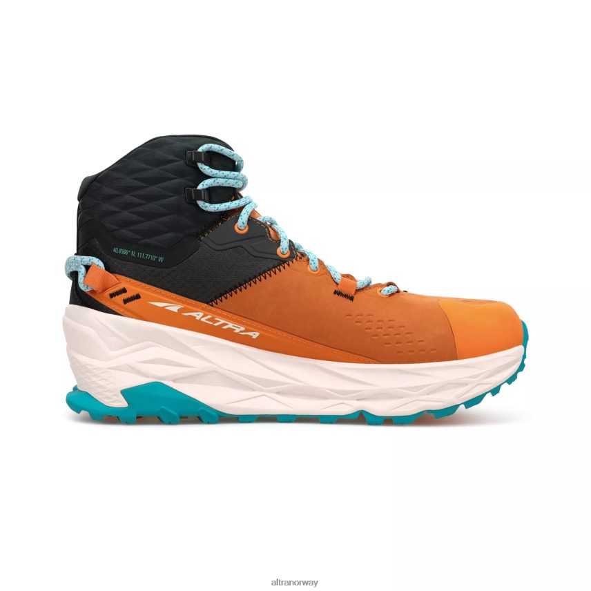altra norge kvinner olympus 5 fottur mid gtx oransje-grå kvinner BD82B2113