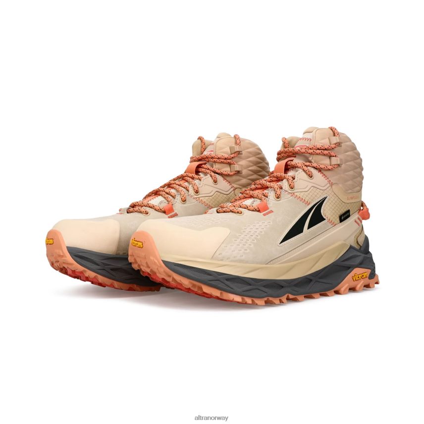 altra norge kvinner olympus 5 fottur mid gtx sand kvinner BD82B2114