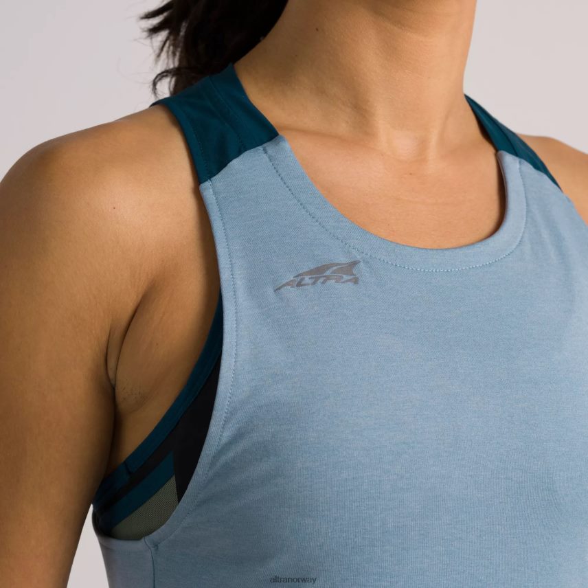 altra norge kvinner vanish tank top ashley blue heather kvinner BD82B2207