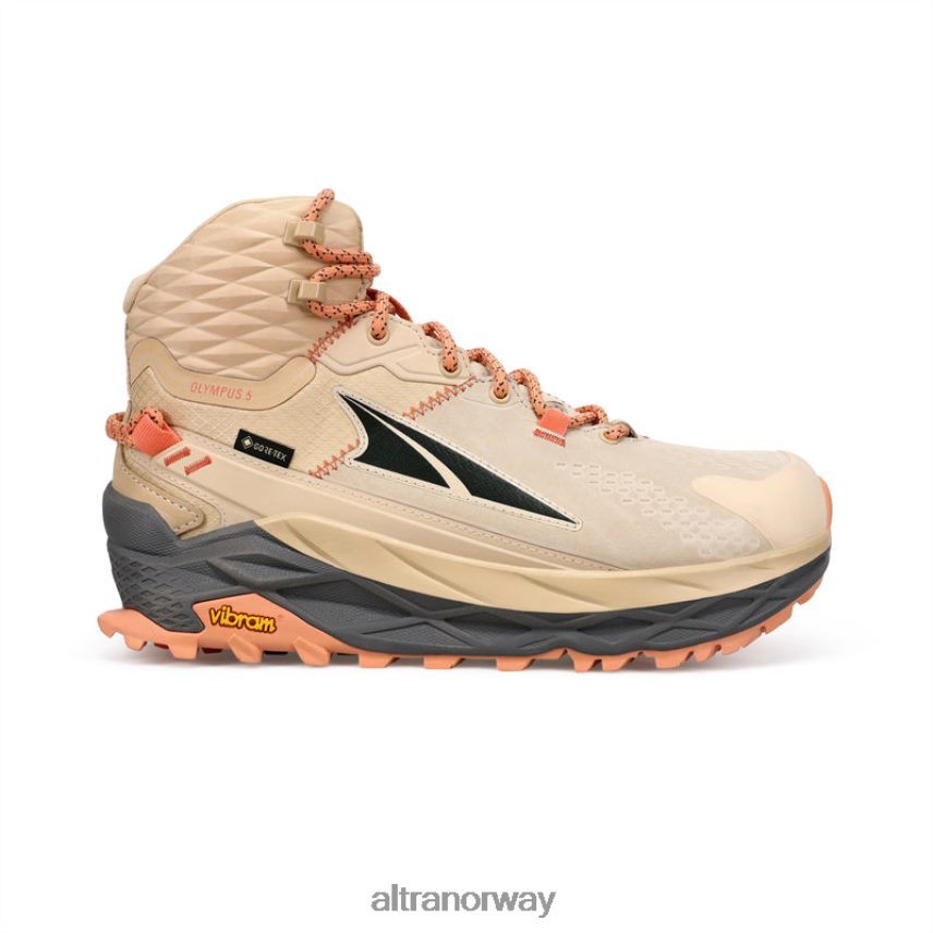 altra norge kvinners olympus 5 fottur mid gtx sand kvinner BD82B248