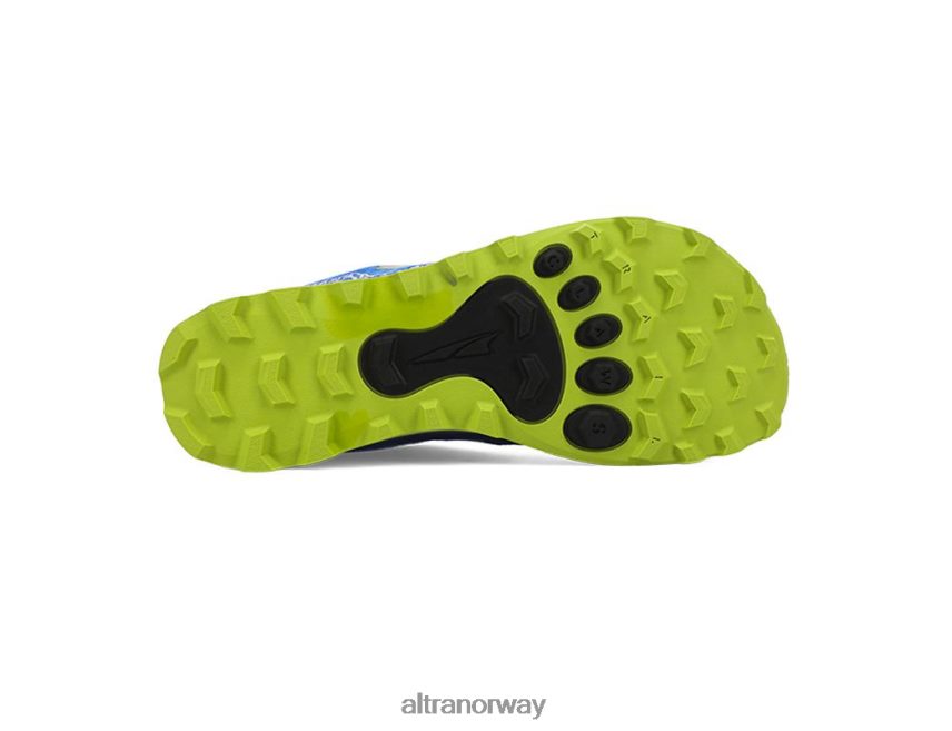 altra norge lone peak ungdom blå-lime barn BD82B2512