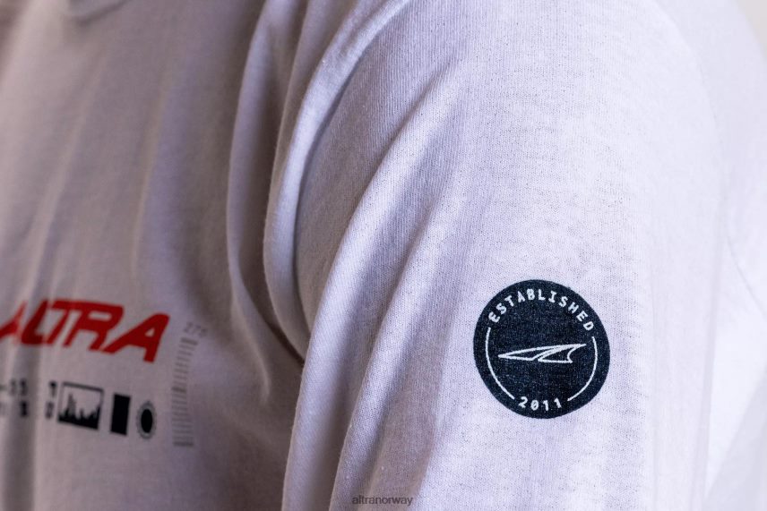 altra norge menn klassisk langermet hvit-rød menn BD82B2348
