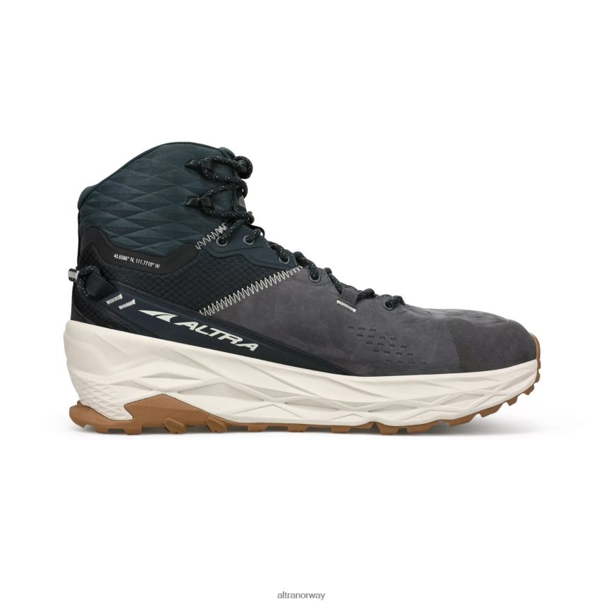 altra norge menn olympus 5 fottur mid gtx svart-grå menn BD82B2255