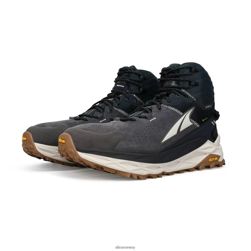 altra norge menn olympus 5 fottur mid gtx svart-grå menn BD82B2255