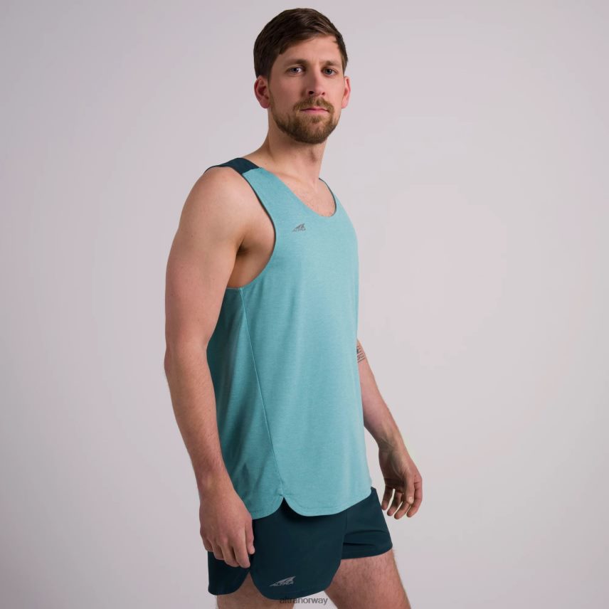 altra norge menn vanish tank top delphinium blue heather menn BD82B2335