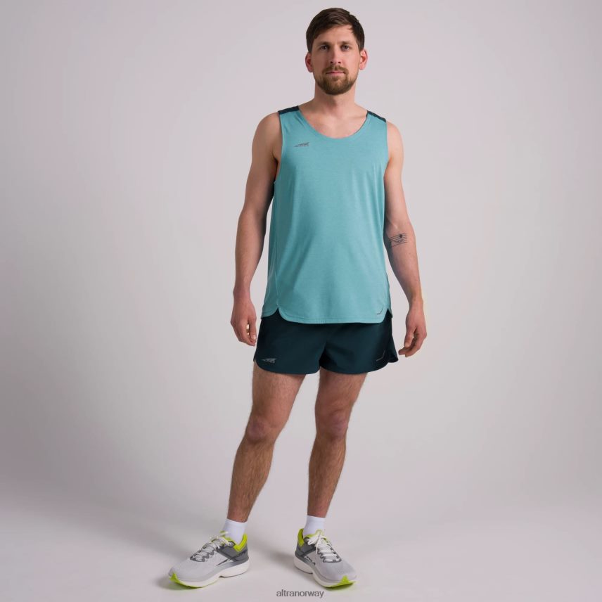 altra norge menn vanish tank top delphinium blue heather menn BD82B2335