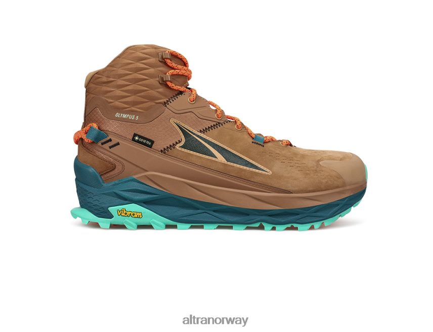 altra norge olympus 5 fottur mid gtx brun menn BD82B2434