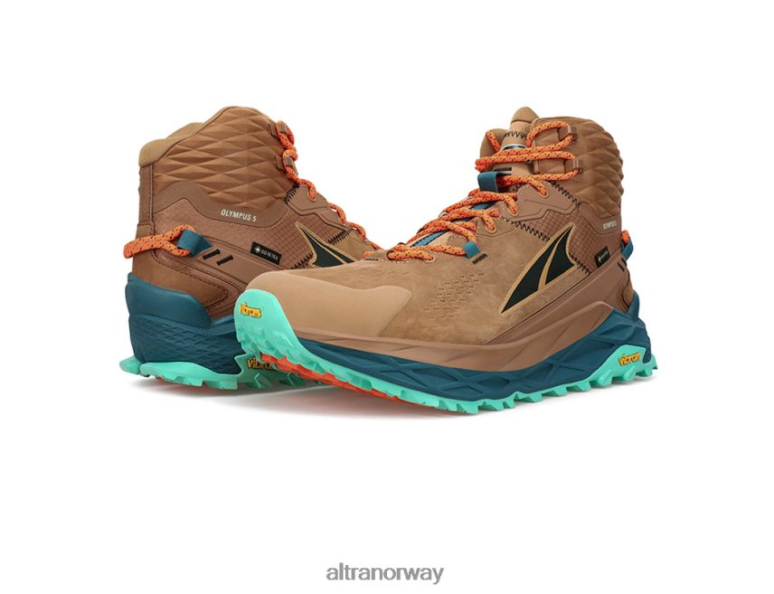 altra norge olympus 5 fottur mid gtx brun menn BD82B2434