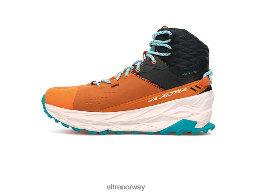 altra norge olympus 5 fottur mid gtx grå-oransje kvinner BD82B2506