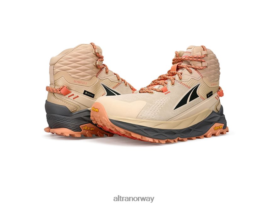 altra norge olympus 5 fottur midt gtx i sand kvinner BD82B2537