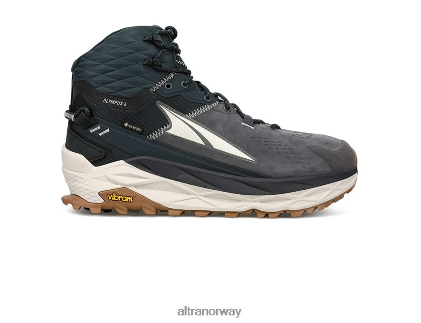 altra norge olympus 5 fottur mid gtx svart-grå menn BD82B2433